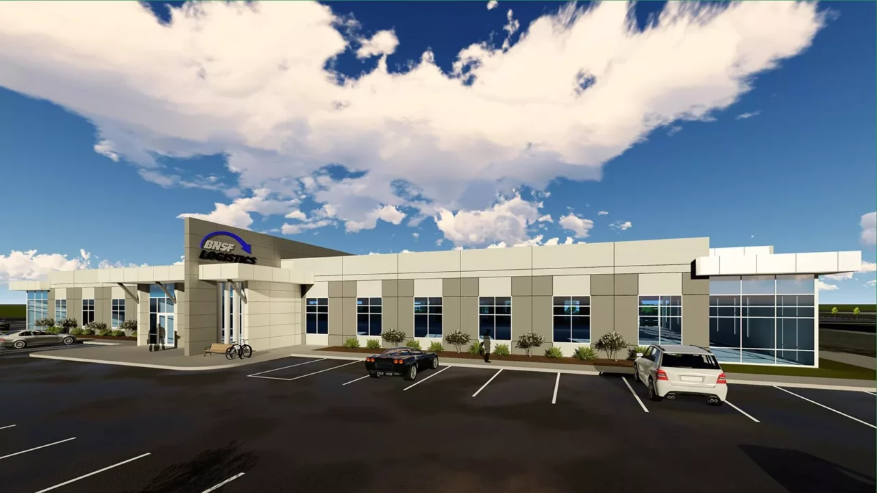 BNSF Logistics Architectural Rendering - Northwest Arkansas Industrial Office Property Acquired