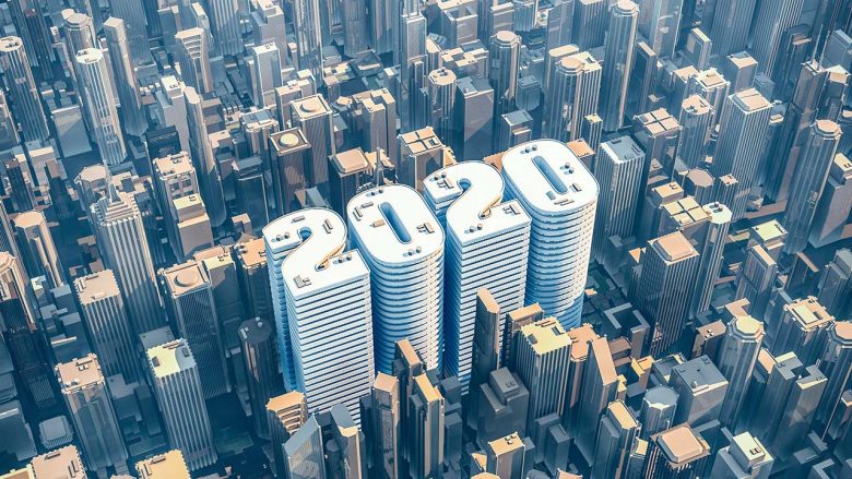 2020 City Scape representing Real Estate Investing with the Lessons of 2020