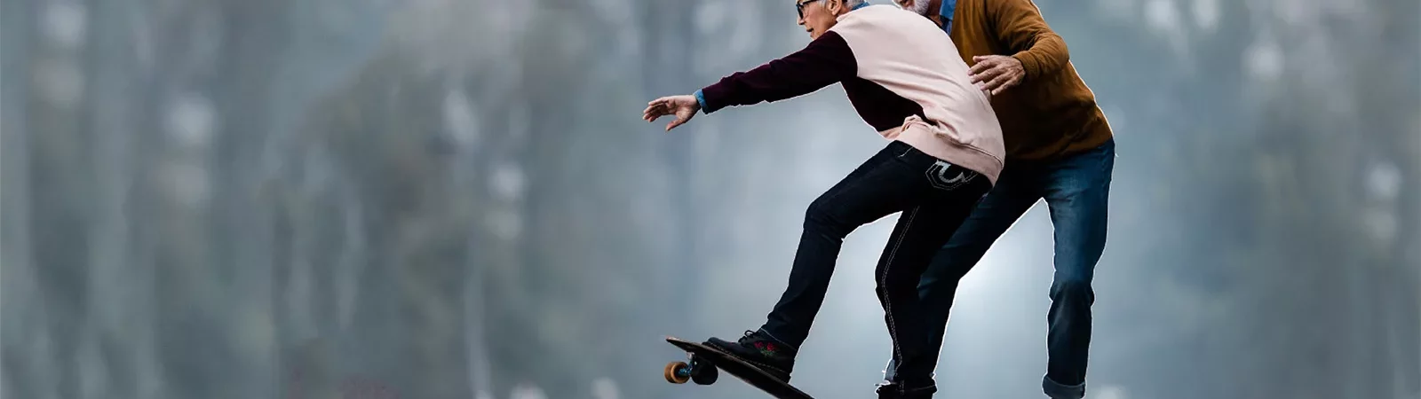 woman on skateboard