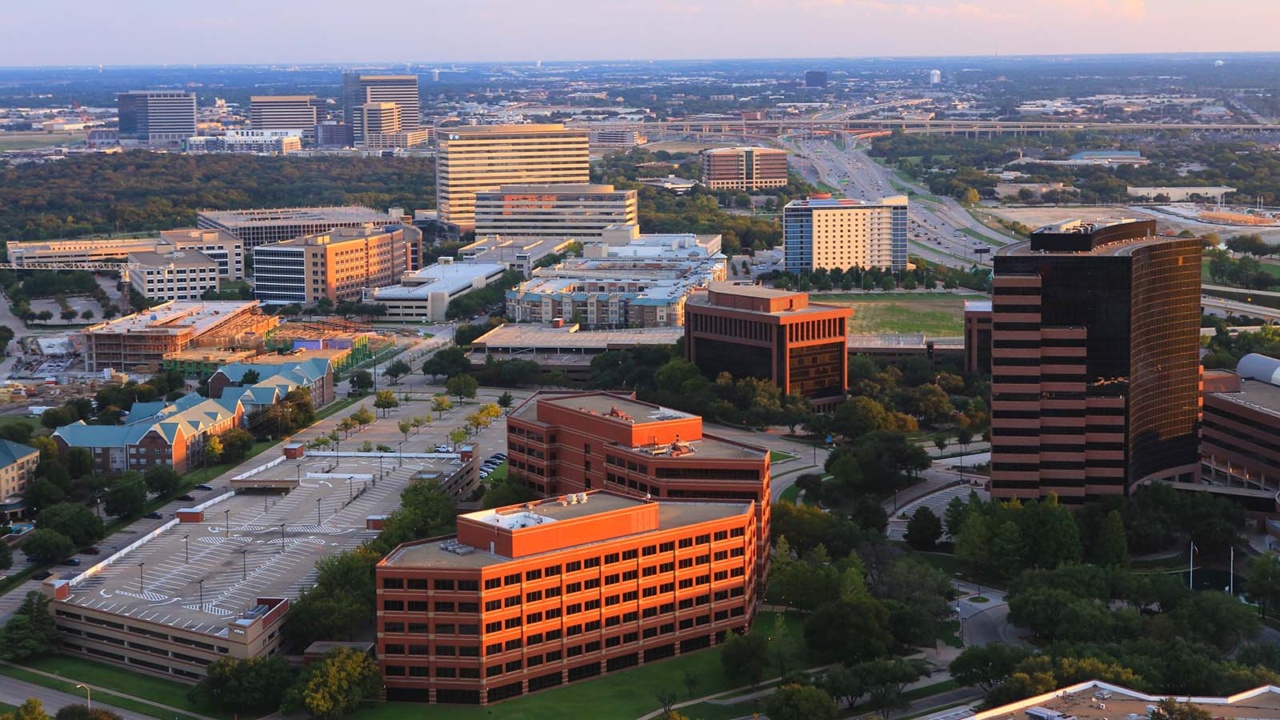 richardson texas aerial view